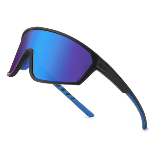 [Karsaer] 偏光スポーツサングラス メンズ レディース サイクリング/ランニング/釣り TACレンズ UV400 目保護 E1172(4)