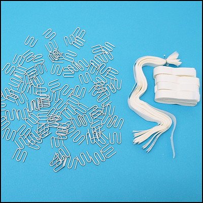 ヨーヨーつり用つり針(100個)とこより(500枚)セット【水のおもちゃ釣り 水風船 縁日】　　1349