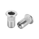 uxcell リベットナット M5x0.8mm 304ステンレススチール材質 13x10mm 10個入り