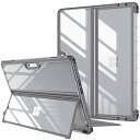 Fintie for New Microsoft Surface Pro 9 / Pro 9 5G 2022 13インチ ケース タイプカバー ソフトTPU 全面保護型 スタンド保護機能付き キックスタンドケース 軽量 薄型 耐衝撃(グレー)