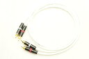 MOGAMI モガミ 2534 RCA 赤白ライン 2本ペアケーブル 2m ホワイト