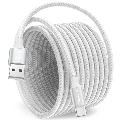 Huukein USB Type C ֥3m/ۥC ֥ Ĺ QC3.0б ® USB-C & USB-A 2...