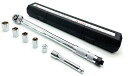 Thecom トルクレンチ トルクレンチセット 12.7mm ソケット4個付 17/19/21/23mm 28-210N/m 自動車 車 タイヤ交換 バイク レンチ 車 差込角12.7mm(1/2インチ)ソケッ3/8変換アダプター エクステンション ケー