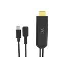 カシムラ KD-265 HDMI変換ケーブル iPhone専用 USB-C 中継 ミラーリング HDMI ver.1.4 タイプAコネクタ搭載 フルHD