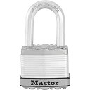 Master Lock (マスターロック) 南京錠 鍵式 プロ仕様 防錆 屋外 ハイセキュリティ 本体幅51mm 吊高内径38mm 防犯 マグナム M5JADLF
