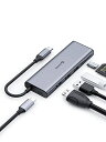 QUUGE 6in1 USB Type-C 拡張ハブ PD急速充電 100W USB-C HDMI 変換アダプタ 4K マルチ タイプC ハブ SD/TF3.0...