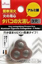アルミ製 火消し シルバー 3穴 たばこの火消し 簡単消火 灰皿に置いてご使用ください 火の用心 穴が詰まりにくい貫通タイプ 歩きたばこ禁止 火消しキャップ