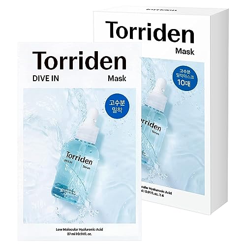 トリデン Torriden ダイブインマスク パック10枚入 【公式・正規品】フェイスパック シートマスク ヒアルロン酸 韓国コスメ 水分チャージ 保湿マスク 韓国コスメ 乾燥肌 潤い集中ケア 毎日使