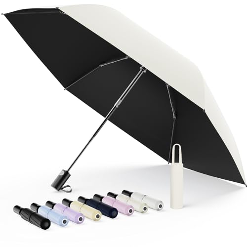 【現役皮膚科医監修 JIS認証＆段階収納】日傘 UVカット100遮光遮熱 折り畳み傘【業界初！安全式自動開..