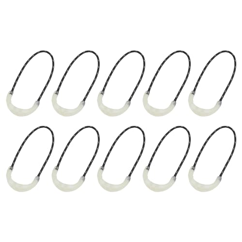 prendre ジッパータブ ジッパープル 蓄光式 10個セット ファスナー 引き手 持ち手 アウトドア リュック カバン バッグ ポーチ PR-CHUCKHOOK33