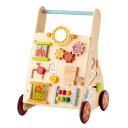 Edutē エデュテ アイムトイ ベビーファーストウォーカー 手押し車 カタカタ 木のおもちゃ 知育玩具 赤ちゃん 1歳 誕生日プレゼント 男の子 女の子