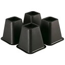 ZERONOWA 継ぎ脚 高さ上げ 高さ調節 ベッド テーブル こたつ 家具 継ぎ足 4個セット (4)