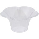 【バラ販売】かき氷カップ ミニフルールカップ A-PET(1袋/80個入)4901627085790
