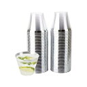プラスチックカップ インカップ 西洋料理カップ アイスクリームカップ 9オンス 透明プラスチックカップ 50個 使い捨てハードカップ プラスチックワインカップ カクテルカップ パーティー