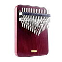 LingTing カリンバ 34キー半音階親指ピアノ パープルハート材 収納ケース付き 初心者向けHanonkai Kalimba 雪を聴く LT-K34V