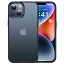 【米軍MIL規格・指紋防止】CASEKOO iPhone 14 / 13 用 ケース 耐衝撃 滑り止め 指紋防止 米軍MIL規格 マット仕上げ ストラップホール付き 2023年新型 黄変防止 耐久性 カバー ワイヤレス充電対応 ア
