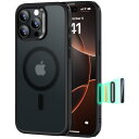 ESR いPhone16Pro ケース【カメラコントロール・Magsafe対応】ワイヤレス充電対応 耐衝撃 iPhone 16 Pro ケース マグネットスマホケース iPhone16pro用 ハイブリッド磁気カバー(HaloLock) iPhone 16pro 対応 ブ