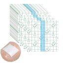 Cluoling 防水フィルム 50枚(6cm×6cm) 防水ドレッシング 透明絆創膏 キズに保護フィルム 入浴/水泳/水仕事/お風呂用