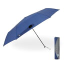 小川(Ogawa) レディース雨傘 折りたたみ傘 軽量 超はっ水 手開き式 55cm 145g ゼロアンド ネイビー ナノはっ水 カーボン骨 入れやすい収納ケース 安全カバー 6本骨 52337