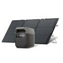 EcoFlow DELTA 3 ポータブル電源1024Wh 160W片面ソーラーパネル Gen2 1枚 2点セット リン酸鉄リチウムイオン 56分で100%充電 高出力AC(定格1500W / サージ3000W) 長寿命10年 高出力 ソーラーチャージャー TOPC