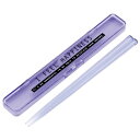 スケーター(Skater) 箸 18cm 箸箱 セット 抗菌 大人用 シースルー ラベンダー 日本製 ABC3AG-A