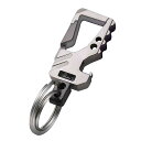 Liangery キーホルダー 車キーリング カラビナ クリップ 金具 EDC 鍵キーチェーン バイクキーオーガナイザー おしゃれ 人気 丈夫なリング ステンレス メンズ 家の鍵 自転車 車 スマート便利 簡