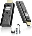 ワイヤレスHDMI送受信機セット、30m無線伝送、日本技適認証取得 2.4G/5G低遅延、音画同期、最大4台TX増設可能、テレビ/PC/カメラ対応
