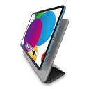 エレコム iPad 10.9 第10世代 (2022年) マグネットケース カバー 磁気吸着2アングル 抗菌 オートスリープ/ウェイク対応 ブラック TB-A2...