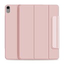 ブリシア iPad 10.9インチ 第10世代 マグネット吸着ケース PUレザー スタンド機能 ペンホルダー キズ防止 軽量 薄型 オートウェイク オートスリープ (ピンク, 10.9インチ iPad用)