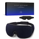 EQUSIA HOME メッシュアイマスク 【睡眠コンサルタント監修】 遮光率99.99% 睡眠用 安眠 快眠グッズ 3D 立体 メッシュ素材 メモリーフォーム (ネイビー)