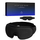 EQUSIA HOME メッシュアイマスク【睡眠コンサルタント監修】 遮光率99.99% 睡眠用 安眠 快眠グッズ 3D 立体 メッシュ素材 メモリーフォーム 面ファスナー (ブラック)
