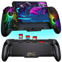 スイッチ コントローラー 8色RGBライト マクロ機能 携帯モード専用コントローラー for Switch グリップ コントローラープログラム編集機能 ジャイロセンサー搭載 振動 連射機能 無線 1000mAh大容
