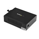 StarTech.com ギガビットイーサネット光メディアコンバータ コンパクト 850nm マルチモード LCコネクタ 10/100/1000Mbpsネットワーク MCM1110MMLC