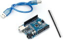 YMS PARTS 【2個入】Arduino用UNOボード V3.0 5V 16Mhz V3.0 (本体+USBケーブルセット) (2)