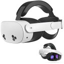 Maecker vr ヘッドストラップ Meta Quest 3 用 Quest 3S 用ヘッドストラップ アクセサリー安定版 メタクエスト3/3S 用エリートストラップ交換用