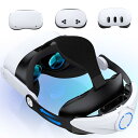 Quest 3S/Quest 3/Quest 2用ヘッドストラップ、ダブルノブ調節可能エリートストラップ交換用、VRヘッドセットアクセサリー ストラップ強化サポート&快適&圧力軽減のプレイ時間を延長