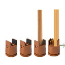 Ecoker テーブル高さ調整器具 テーブル 脚 継ぎ足し こたつ脚 高さを上げる 継足 ベッド 高さ調整 机 高さ調節座椅子ソファー 高さ上げ 4個セット(高...