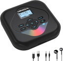 MONODEAL CDプレーヤー ポータブル Bluetooth スピーカー内蔵 超軽量 ASP防振搭載 音飛び防止 5EQエフェクト A-Bリピート プログラム再生 32GB TFカード対応 CD/MP3再生 AUX 3.5mmイヤホン付 語学学習 音楽