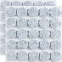 DEVENTORZ フェルトファニチャーパッド 自己接着 丸い家具保護パッド 厚めフェルトパッド 家具保護パッド フェルト クッション キズ防止パッド いす 防音 椅子脚 ソファー テーブル 保護 5mm厚