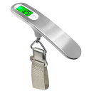 ライズジャパン 旅行はかり デジタルスケール 吊り下げ 電池式 持ちやすい T型ハンドル 吊り下げはかり 最大50kg まで バッグ用 旅行用品 ステンレス仕上げ T型スケール