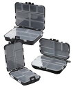 S.fields.inc ルアーケース タックルボックス ミニ 釣り道具収納 釣り針 ワーム プラスチック コンパクト (Sサイズ)