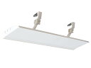 アシスト・ルーバー ハンガーベース仕様 業務用エアコン 風除け カバー 幅52cm 引っ掛け固定式 AL-03W-HB オフホワイト 整流機能つき 風向調整板 ...