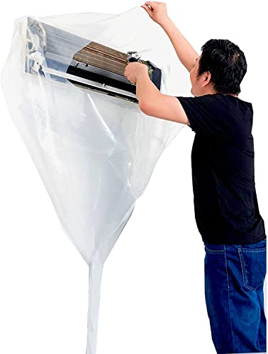 エアコン 洗浄 カバー 掃除 シート 透明 壁掛け用 使いやすい ホース付き CoiTek