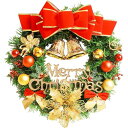 クリスマス かわいい クリスマスリース 人気 クリスマス花輪 綺麗なクリスマス飾り に適合モールホテルスーパー飾り 結婚祝い花輪 開業祝い 開店祝い クリスマス...