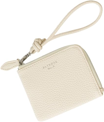 [アルトローズ] シボアイボリー ミニ財布 レディース 小さい財布 コンパクト財布 財布 L字ジップ 薄型 ..