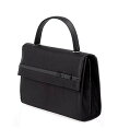 ブラック フォーマル ふくさ サブバッグ ROMAN BAG 卒園 卒学式 入園 入学式 婚冠葬祭に (リボンハンドタイプ)