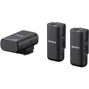 SONY(ソニー) カメラ用マイク ワイヤレスマイクロホン(マイクロホン×2+レシーバ+充電ケース) 屋内外のVlog・ライブストリーミング・映像付きインタビュ...
