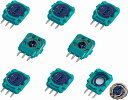 8個セット ALPS 10K 交換用 トリマーポテンショメータ センサー PS3 PS4 Xbox One Elite Switch Pro ワイヤレスゲーミングコントローラー対応 ALPSアナログジョイスティックのトリムポット 抵抗器修理部