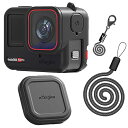 Taoricup Insta360 Ace Pro 対応 保護カバー 保護ケース シリコンケース+レンズキャップ+ストラップ Insta360 Ace Pro ...