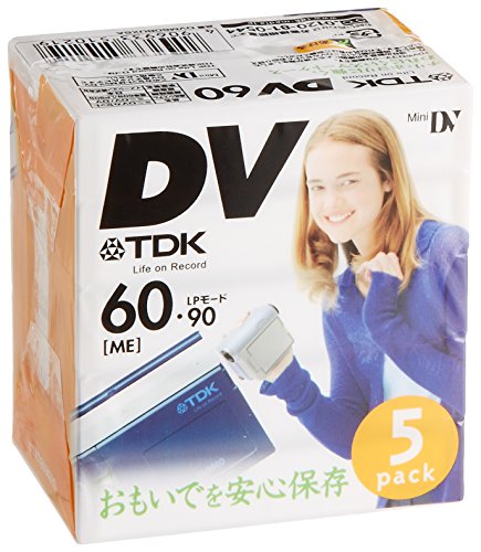 ◆商品名：TDK MINIDVカセット 60分録画 5本パック [DVM60BUX5A]